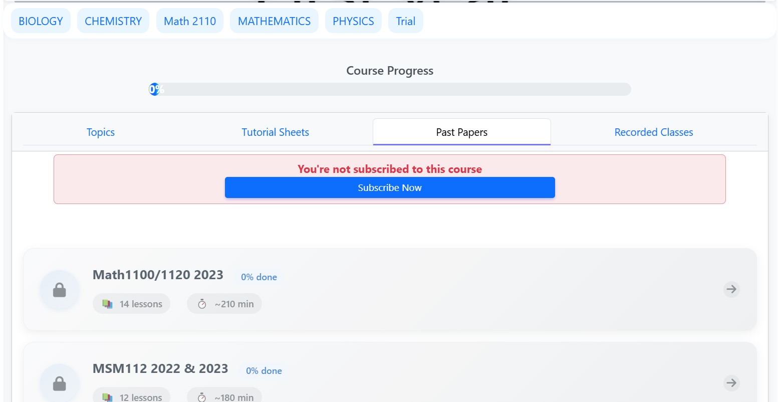 Transcended Institute E-Learning WebApp - Image 2